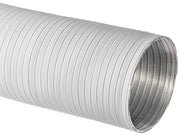 TUBO ALLUMINIO FLEX ALLUNGABILE A 3MT- Diam. 80 Bianco- DK- pezzi 1