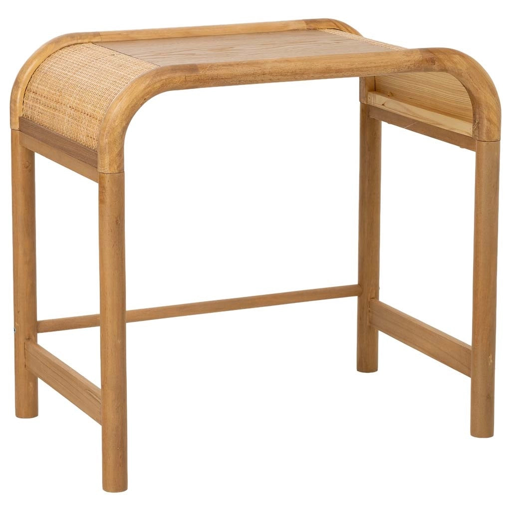 Set 3 tavolini marroni 60x40x57/ 51x36x51/42x32x42h cm