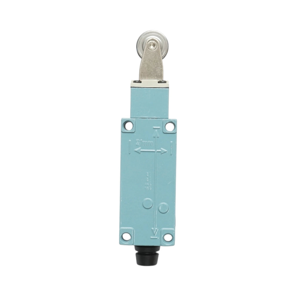 Finecorsa con braccio regolabile e rullo orizzontale NO+NC 250V AC 5A/115V DC 0,4A Breckner Germany