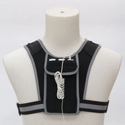 Rugzak da donna o uomo per jogging outdoor migliorata, borsa da spalla per camminata, borsa con contenitore per bottiglia d'acqua, borsa da spalla per smartphone per allenamento e fitness