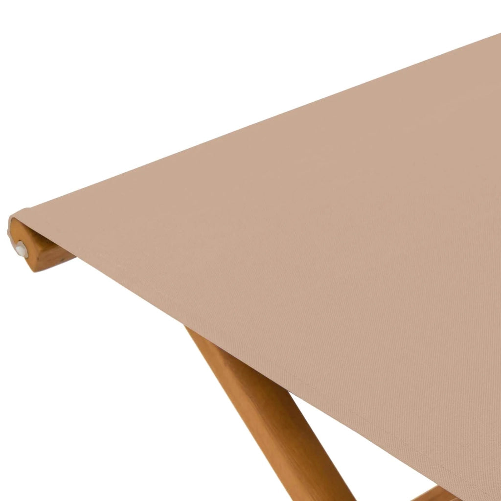 Lettino 2 pcs Legno di Eucalipto Massello Tortora 42024900