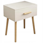 Comodino bianco 45x54,5x30 cm