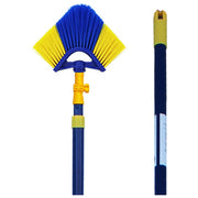 Berni Group scopa telescopica milleusi, manico in metallo 3 m, corpo termoplastica, setole polipropilene, snodo incluso