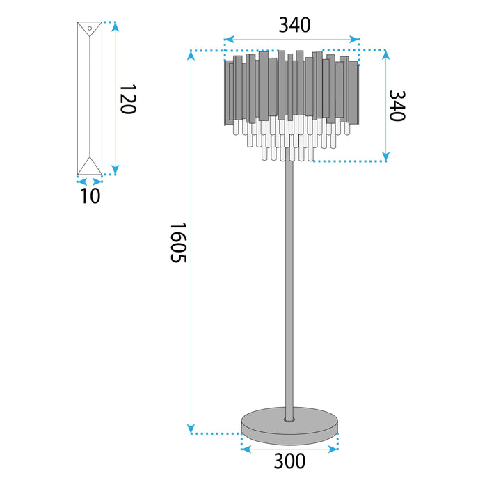 Lampada APP1715-3F Black
