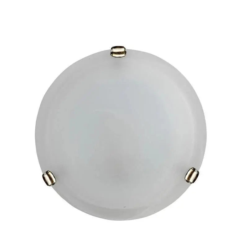 Duna plafoniera D.30 Alabastro bianco ganci bronzo