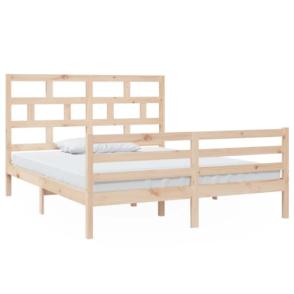 Giroletto-Struttura Letto in Legno Massello di Pino 160x200 cm 793117