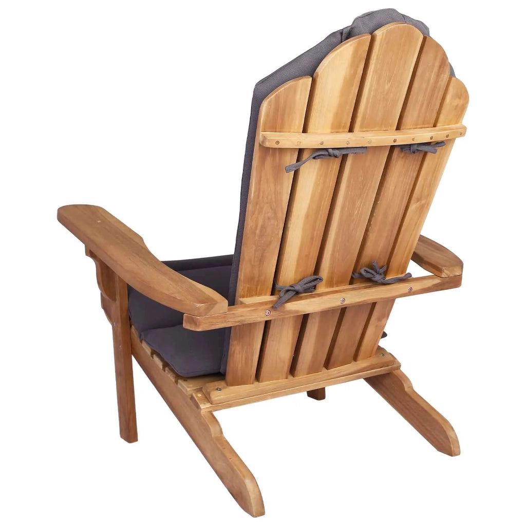Sedia Adirondack da giardino Naturale Legno di teak solido 42041357