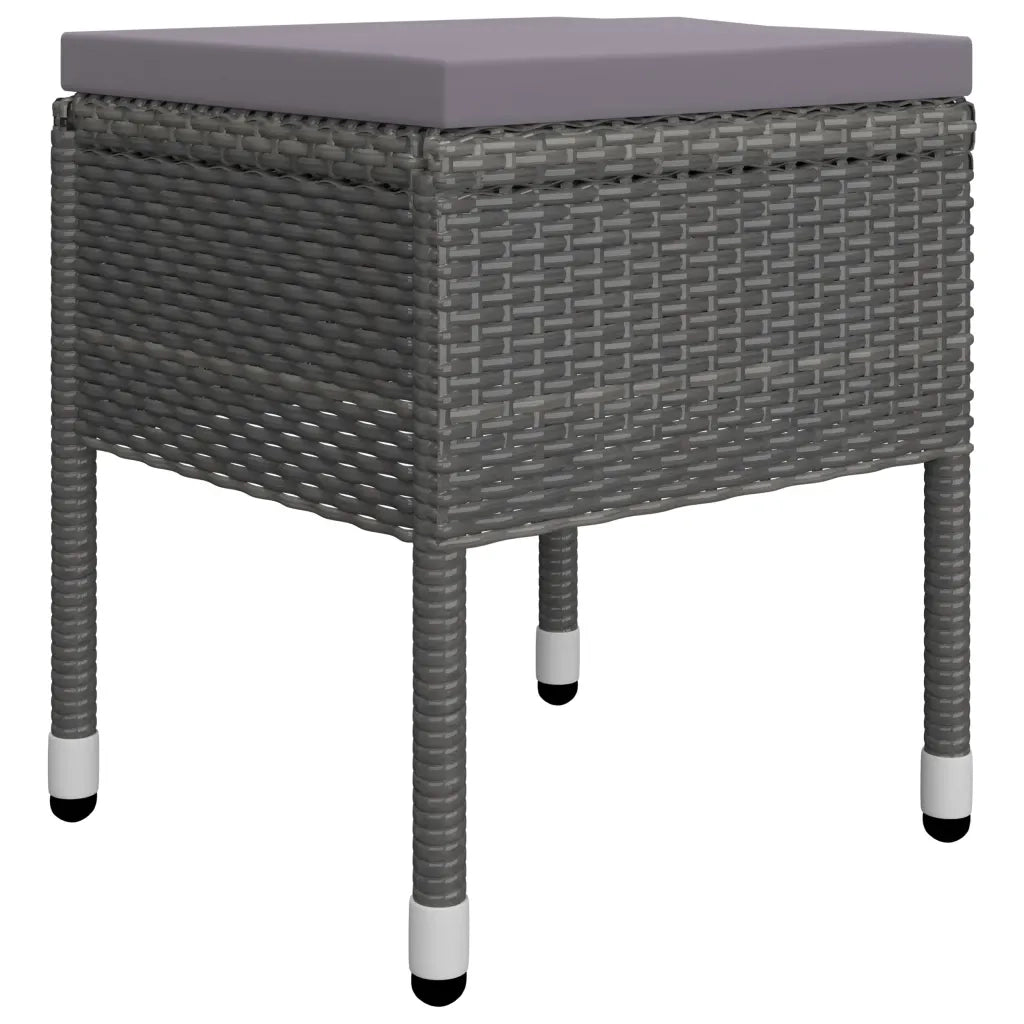 Set Mobili da Pranzo per Giardino 5 pz | Set Salotto da Giardino Grigio