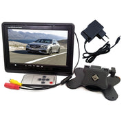 Trade Shop - Monitor Lcd Tft 7" A Colori Auto Camper X Poggiatesta Telecomando E Caricatore -