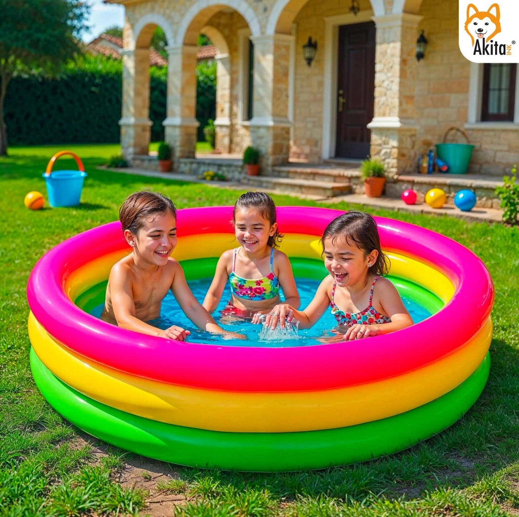 Akitaink Piscina Bambini 1 3 Anni Fondo Soft