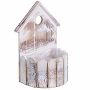 Rotondo portavaso in legno 19x11x28/10h cm