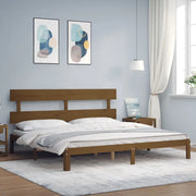 Giroletto con Testiera Miele 200x200 cm in Legno Massellocod mxl 124879