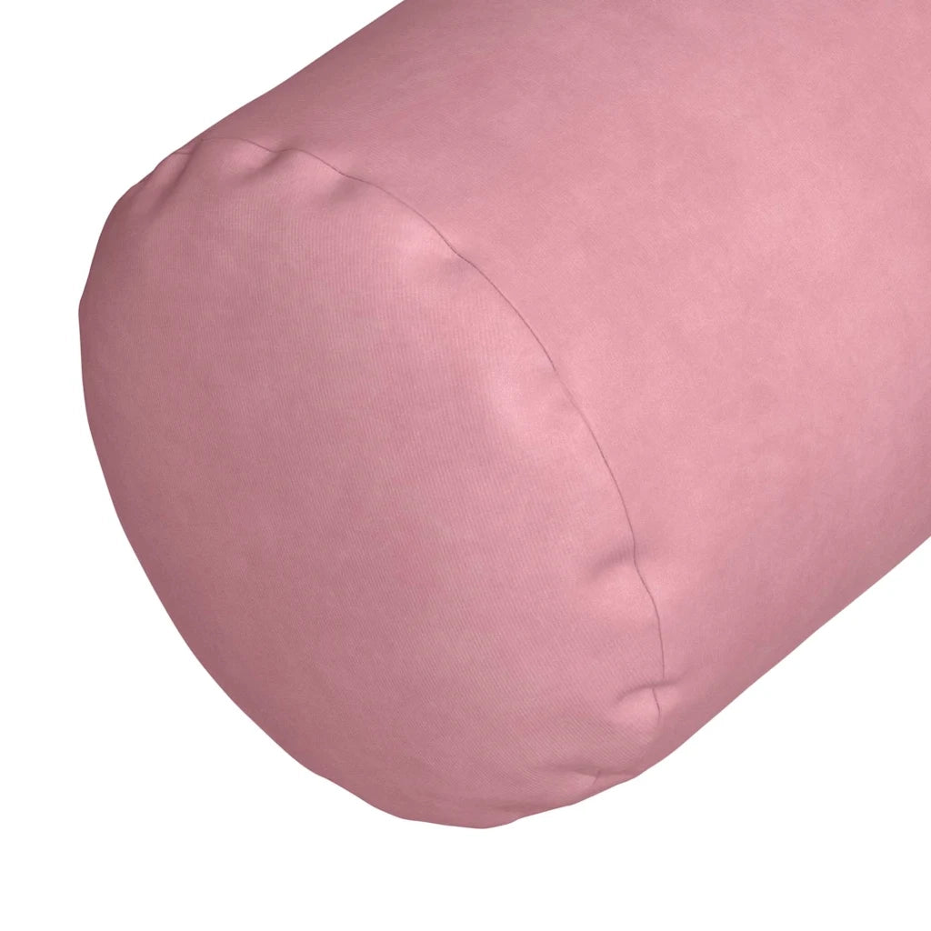 Cuscini a rullo 2 pz | Cuscini per sedie Rosa ? 25 x 70 cm Tessuto in Cords