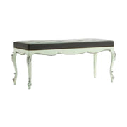 Panchetta classica in legno laccato bianco l.130 p.50 h.55 - Mobili 2G