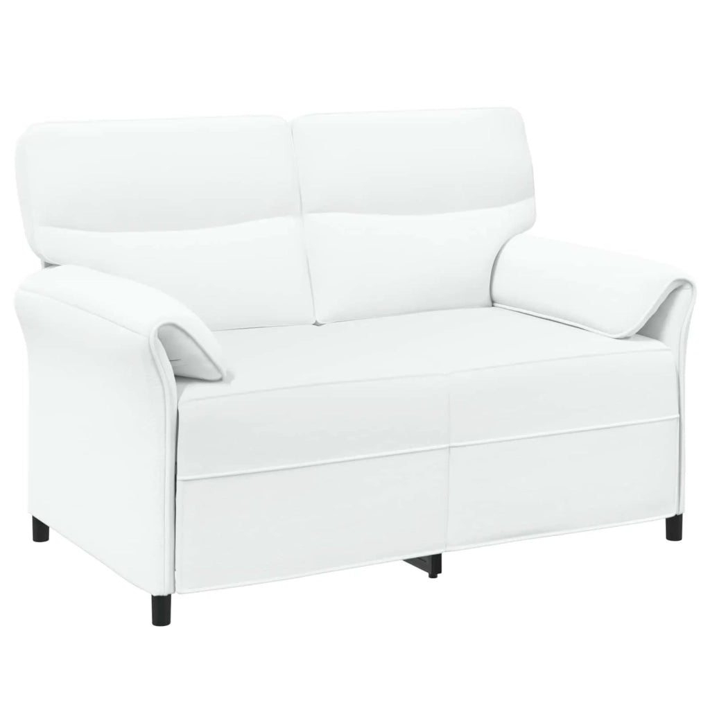 Set di divani 2 pz Bianco Tessuto 3424854