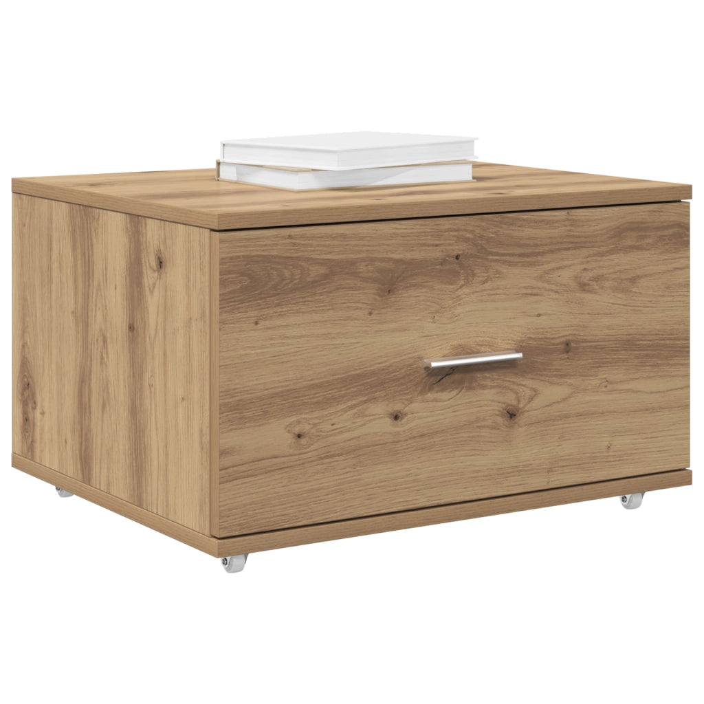Mobile con Cassetti Rovere Artigianale Truciolare, Laminato Medio