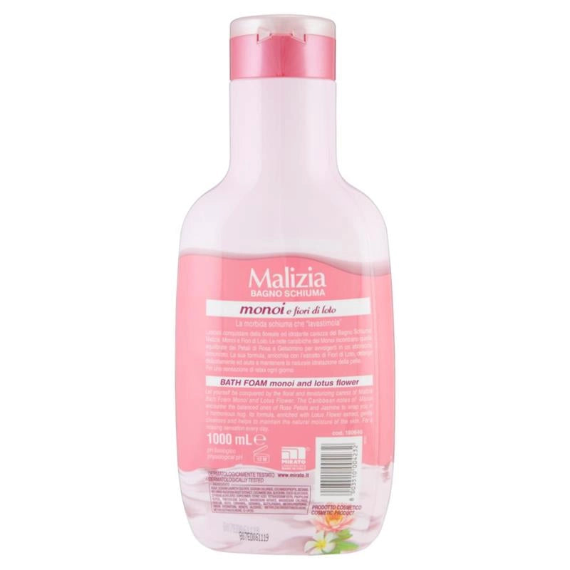 MALIZIA BAGNO SCHIUMA 1LT MONOI E FIORI DI LOTO