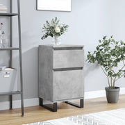 Credenza Grigio Cemento 40x35x70 cm in Legno Multistrato 831172