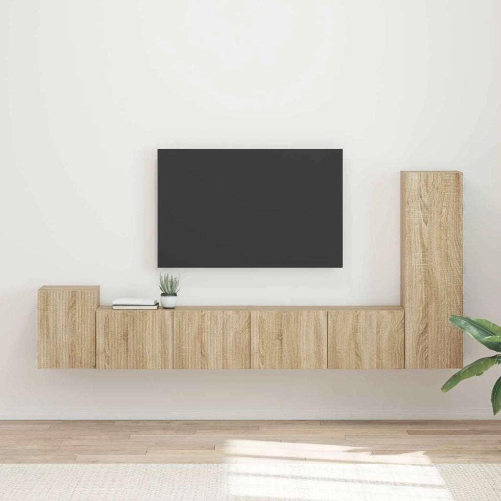 Set mobile TV 3 pcs Rovere Sonoma Legno multistrato 3409017