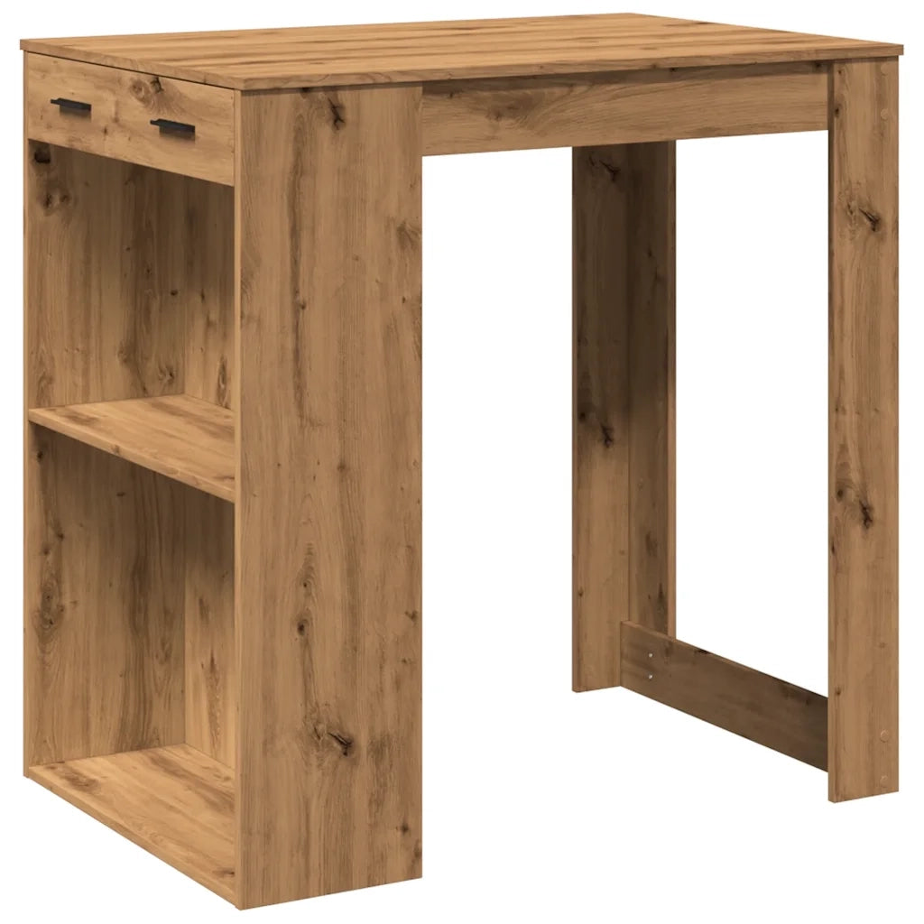 Tavolo Bar Rovere Artigianale 102x70x103,5 cm in Truciolato 3309329