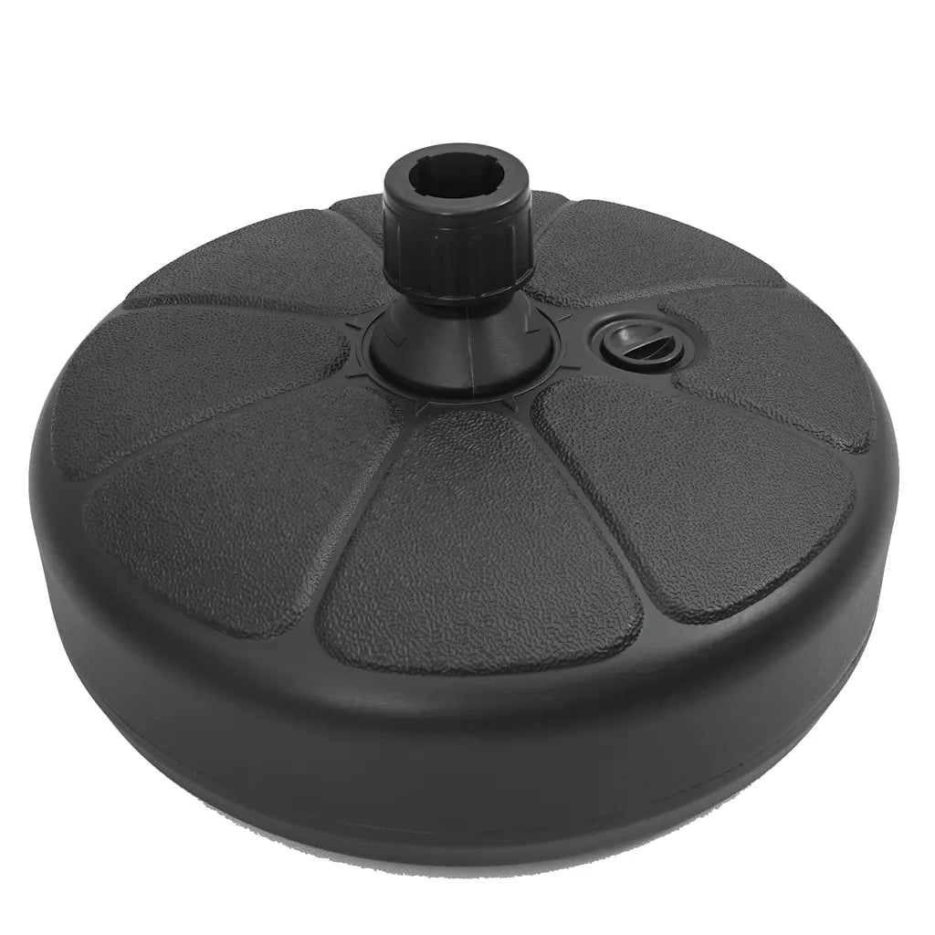 Base per Ombrellone Riempibile con Sabbia/Acqua 15L Nera CFW3828530