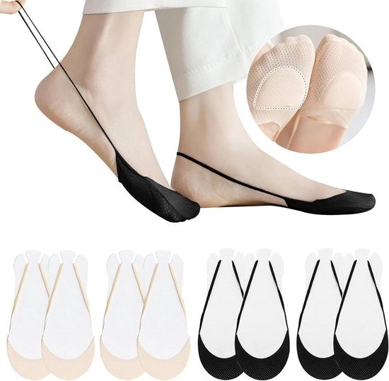 Sneakersokke inesistenti bassissime per calze anti-scivolo per stivali da alta moda - 35-39 EU