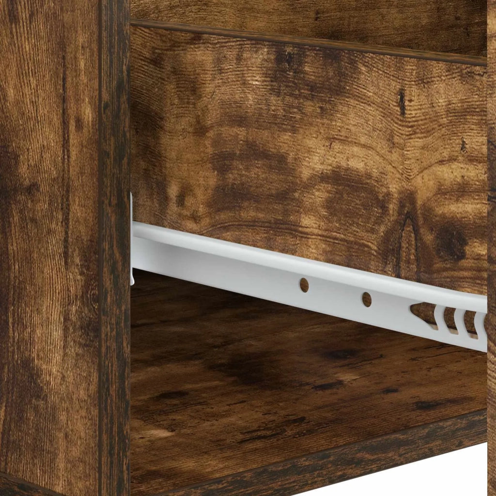 Tavolino da salotto con cassetto Rovere Fumo 49 x 50 x 40 cm