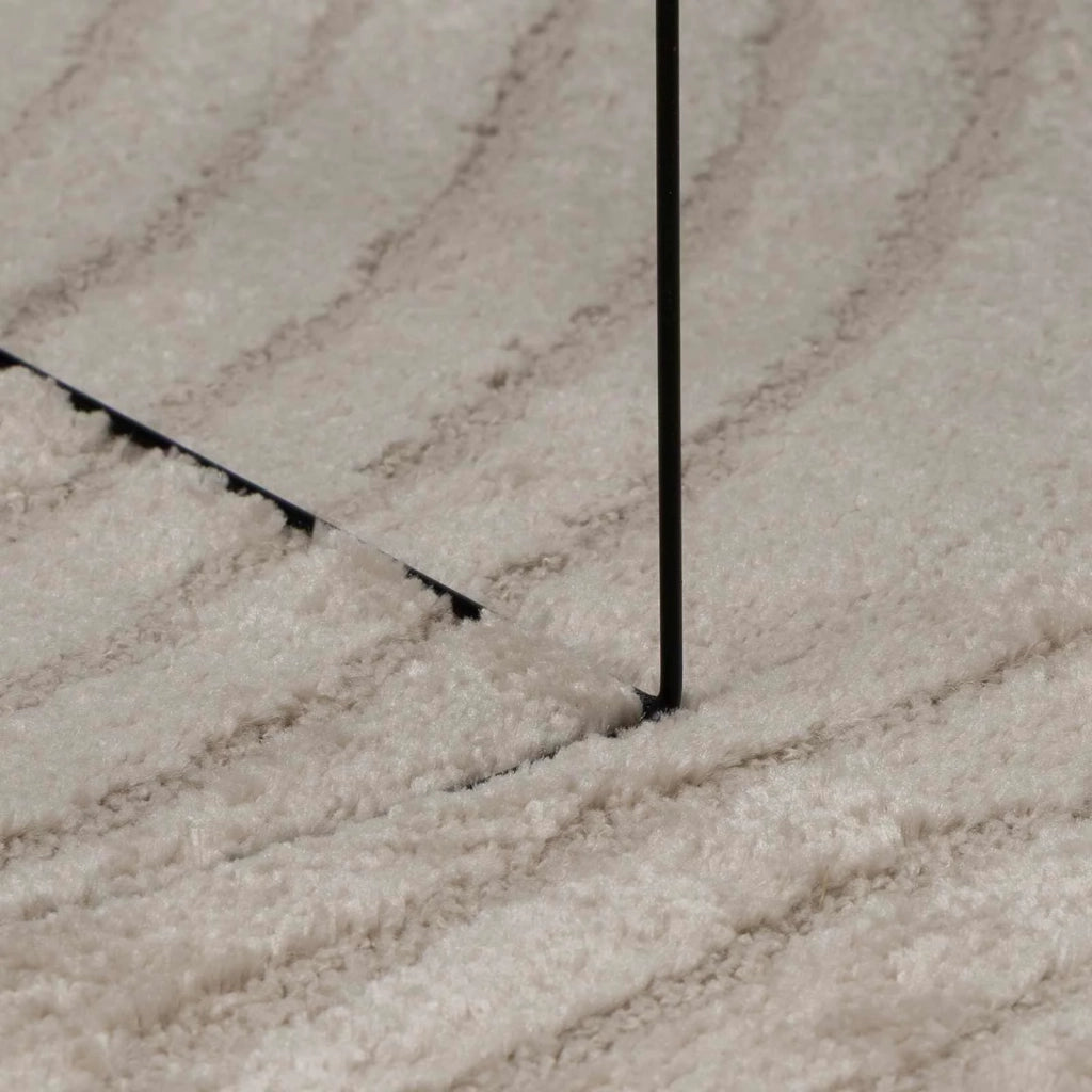 Tappeti per area Quadrato GALATI Beige 240 x 240 cm Poliestere
