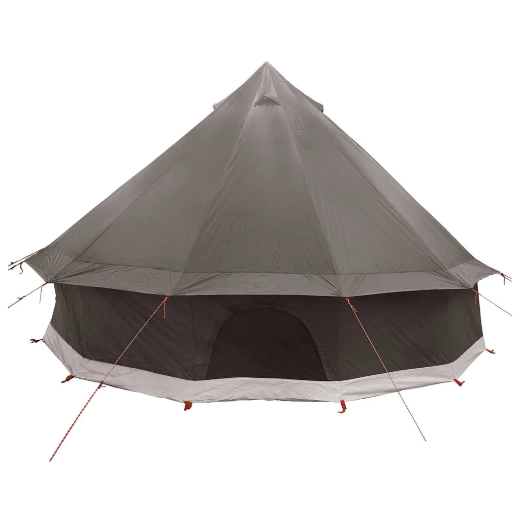Tenda Tipi con tetto Marrone Grigio 300 x 300 x 200 cm 42029027