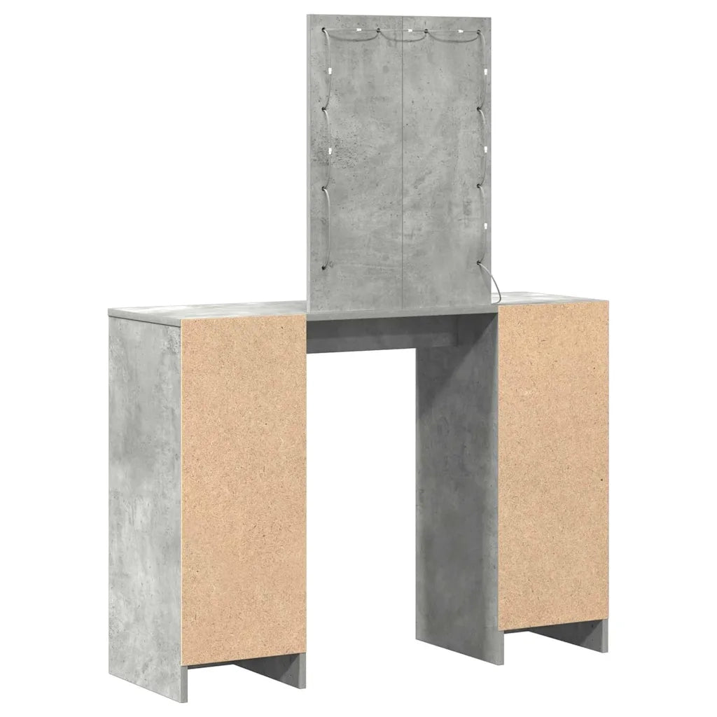 Tavolo da Trucco Grigio chiaro 102 x 33 x 135 cm 865184