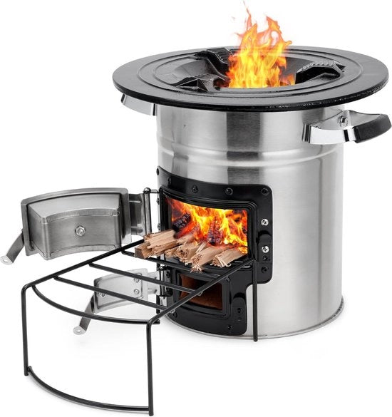 Stufa a razzo per campeggio - Cucina al chiuso per campeggio - Cucina da campo - Cucine da campo - Kit di cottura per campeggio - Cucina all'aperto