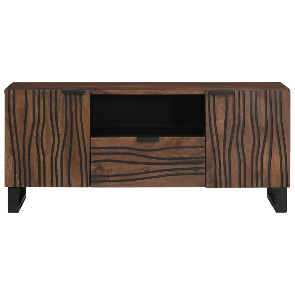 Mobile TV 105x33.5x46 cm Legno di Mango Massello
