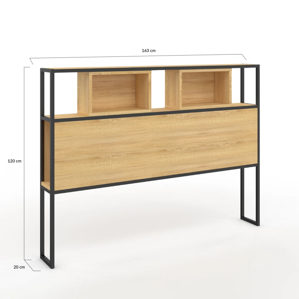 IDMarket - Testiera di design industriale DETROIT 165 CM