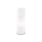 Lampada Da Tavolo Moderna Edo Vetro Bianco 1 Luce E27 Big