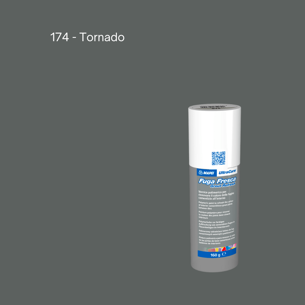 Rinnovo fughe rovinate sbiadite ripristinare pavimento ultracare fuga fresca 160 gr *** colore tornado - 174, confezi...