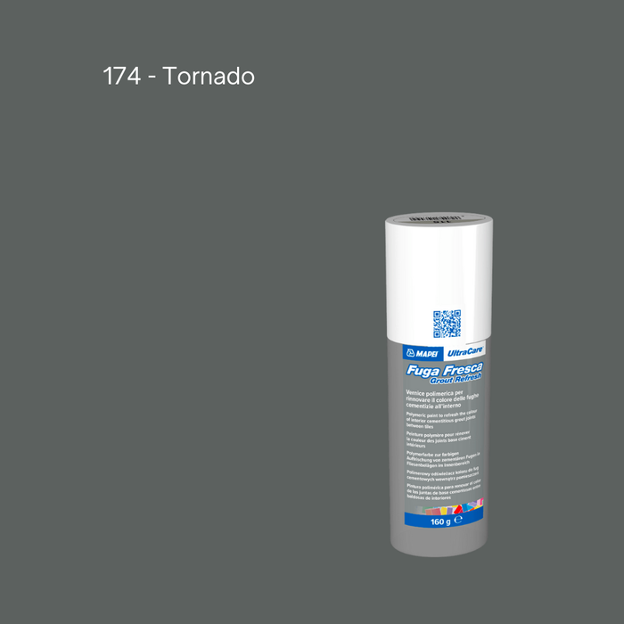 Rinnovo fughe rovinate sbiadite ripristinare pavimento ultracare fuga fresca 160 gr *** colore tornado - 174, confezi...