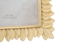 Cornice Glam Leaves Cm 23X1.8X28 (Misura Interna Cm 15X20)