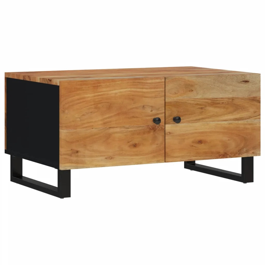 Tavolino da salotto | Tavolino da caff¨¨ | Tavolino da Soggiorno 80x50x40 cm Massello Acacia e Multistrato