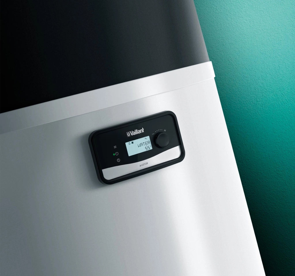 Scaldacqua in Pompa di Calore Vaillant aroSTOR BM 270/5 da 270 litri 0010026819 con serpentina gas R290 installazione a basamento