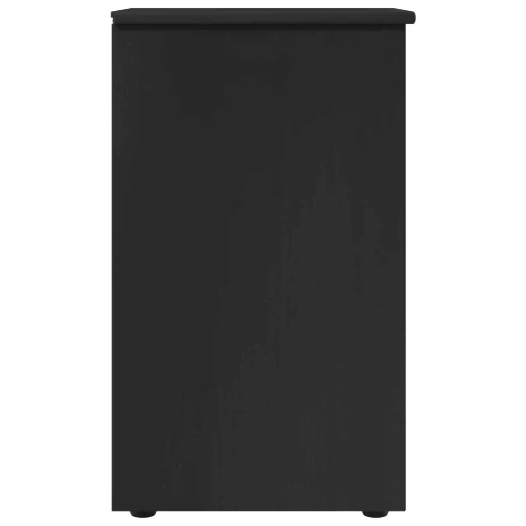 Armadietto Nero 34 x 39 x 61,5 cm Legno di Pino Massello