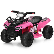 Quad elettrico per bambini 44 x 66 x 42 cm 4 ruote antiscivolo contenitore design moderno plastica rosa 20_0018269