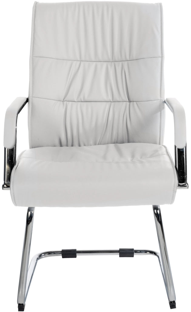 Sedia Sievert in similpelle bianco