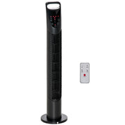 Easycomfort Ventilatore a Colonna con Telecomando fino a 5m, Oscillante 70° con 3 Modalità e 3 Velocità, Timer 7.5h, 40W Nero, Ф18x78.5cm