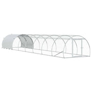 Pollaio Argento 800 x 150 x 100 cm Acciaio zincato 3434668