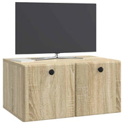 Mobile TV da Muro | Armadietto TV | Mobile Porta TV 59,5 x 41 x 30 cm Rovere Sonoma