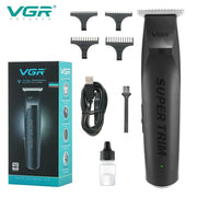 Trade Shop - Trimmer Regolabarba Elettrico Professionale Ricaricabile Vgr V-229 Senza Fili -