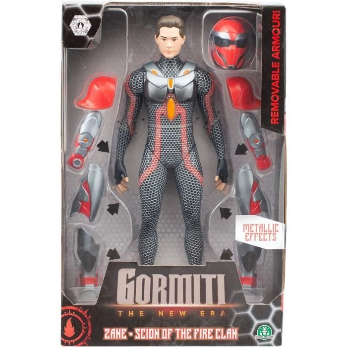 Figura articolata - GORMITI - Modello Scion con armatura di Fuoco - 27 cm - da 4 anni - GRV034