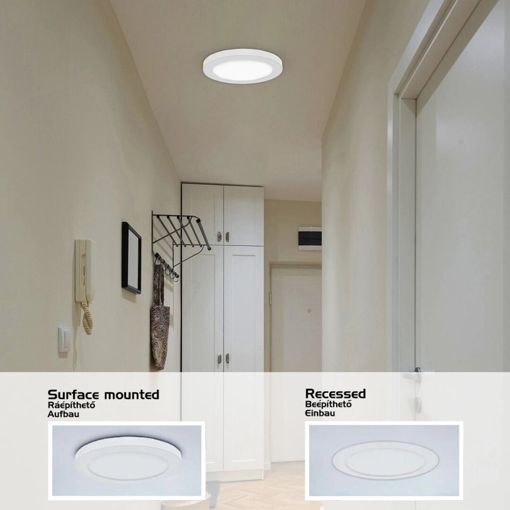 Plafoniera LED tonda 33cm 30W 4000K con sensore Rabalux