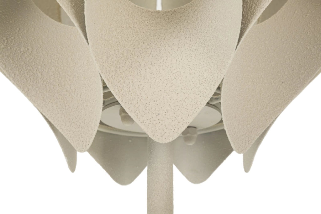 Lampada da Tavolo Space Ø28x57 cm in Ferro Crema