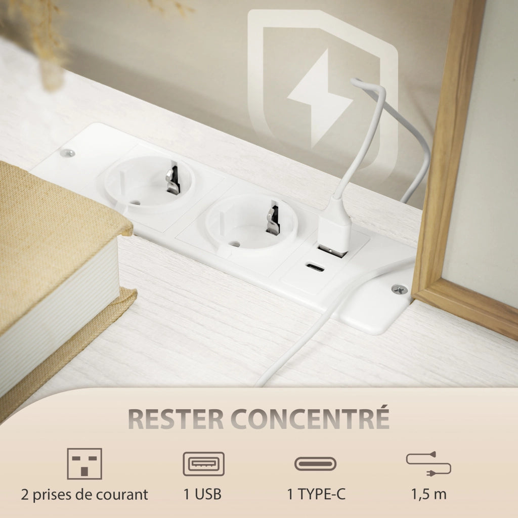 Cassettiera 8 cassetti in tessuto ¨C Minimal ¨C 110x30x76 crema
